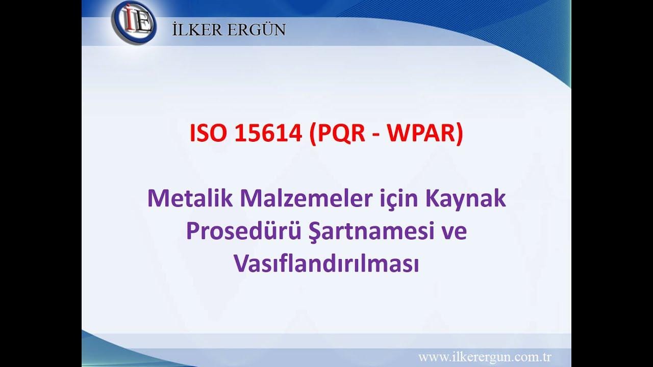Kaynak Prosedürlerinin Temel Unsurları